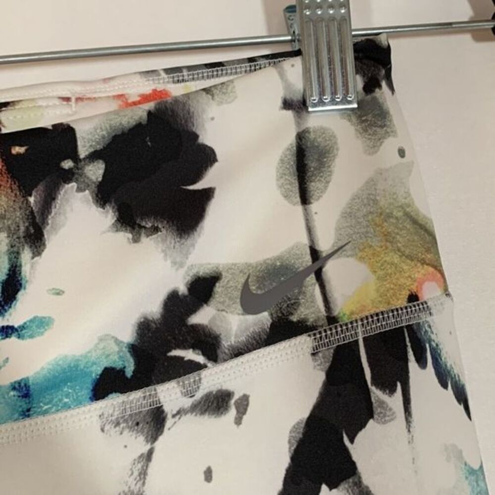 Nike White Multi-Colour Floral Leggings - Picture 6 of 6